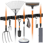 Wall-Mounted Broom and Mop Holder