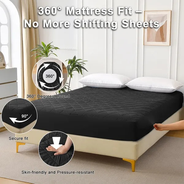 Waterproof Quilted Mattress Protector - view 2