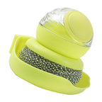 Soap-Dispensing Dish Scrubber with Stainless Steel Ball - view 2
