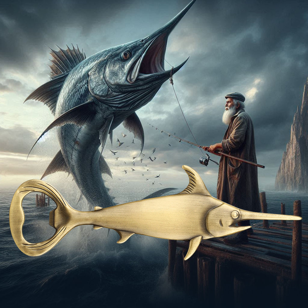 Swordfish handle bottle opener, view 8