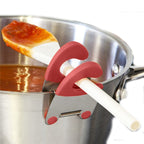 Clip-On Spoon Rest for Pot Edge