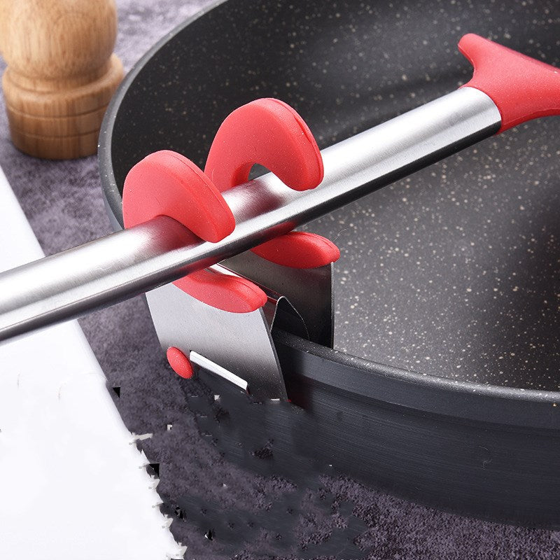 Clip-On Spoon Rest for Pot Edge - view 5
