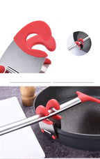 Clip-On Spoon Rest for Pot Edge - view 4