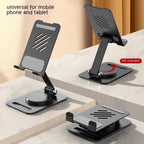 Adjustable Metal Phone and Tablet Stand, 360 Rotation - view 4