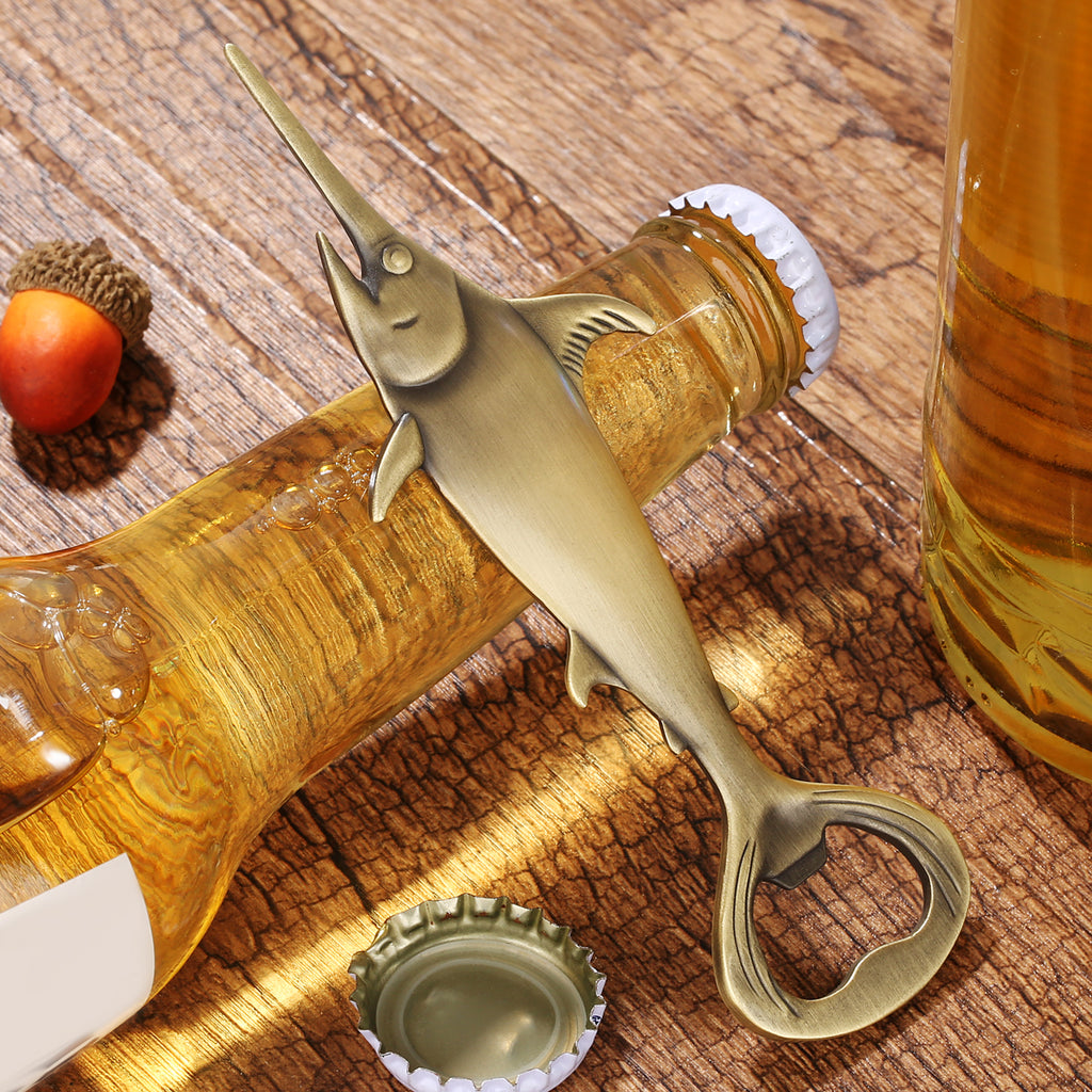 Swordfish handle bottle opener, view 4