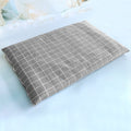 Yellow geometric print pet bed mat