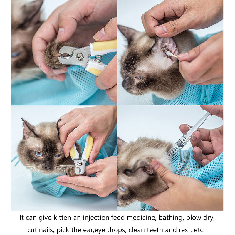 Cat Grooming Bag for Bathing and Nail Trims - view 2
