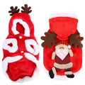 Pet Christmas Costume with Antlers - view 3