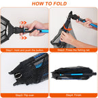 Foldable Fishing Landing Net with Aluminum Alloy Rod and EVA Handle - image 6