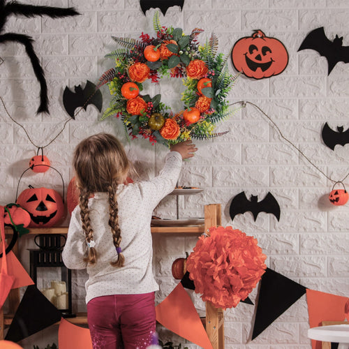 Fall Pumpkin Wreath for Front Door - image 2