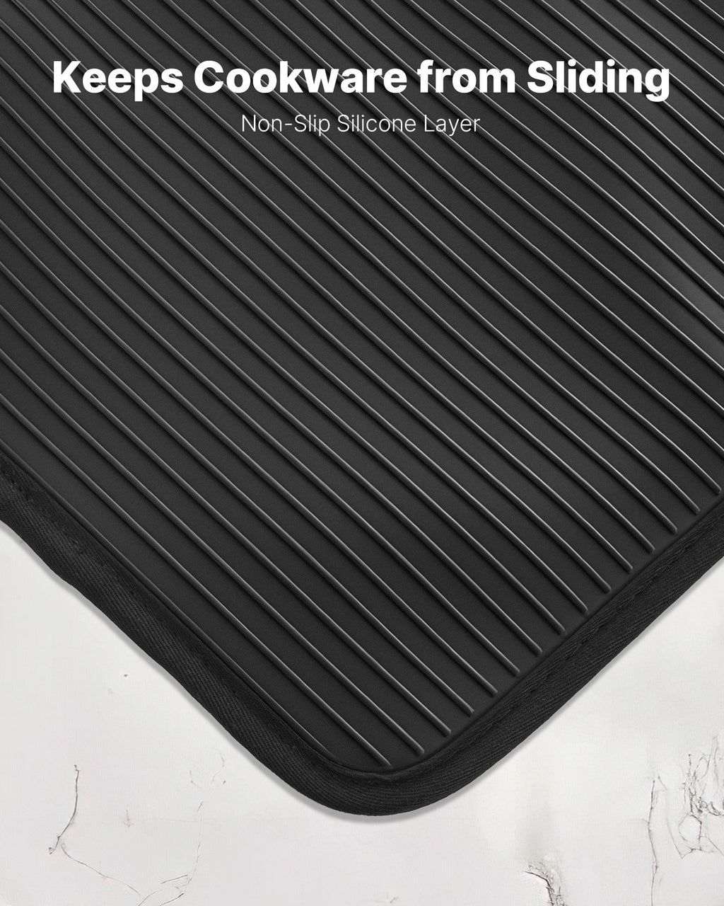 Cotton Pot Holders with Silicone Grip - view 3
