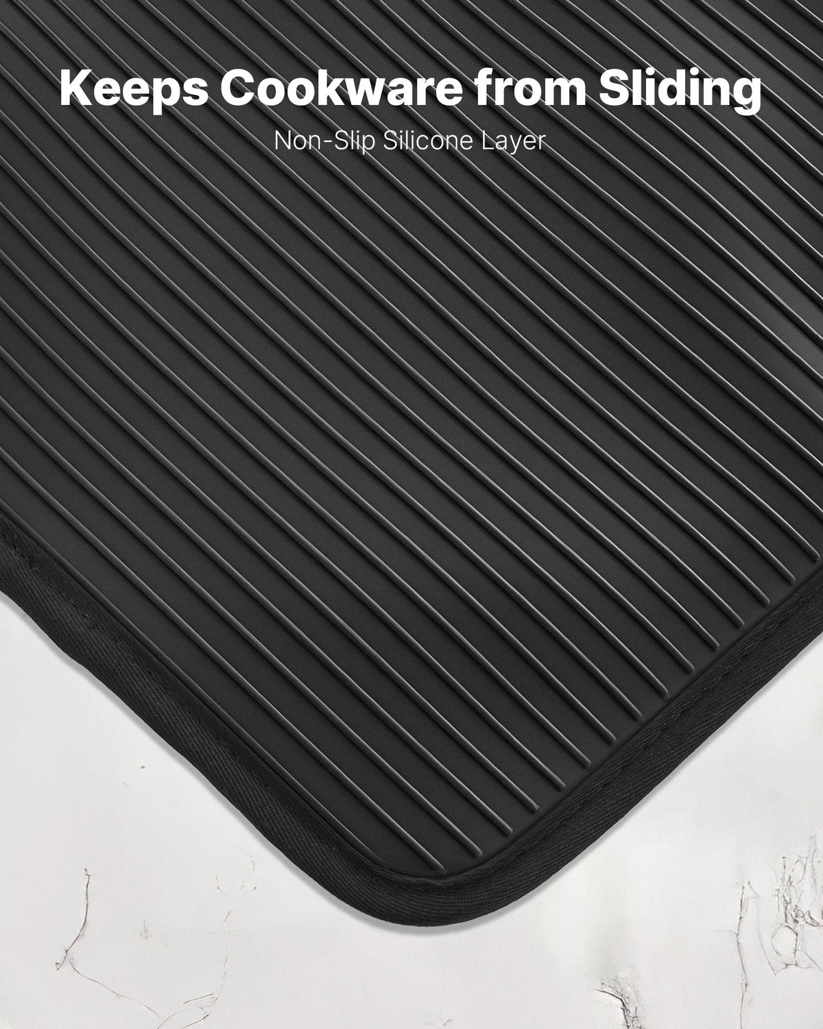 Cotton Pot Holders with Silicone Grip - view 3