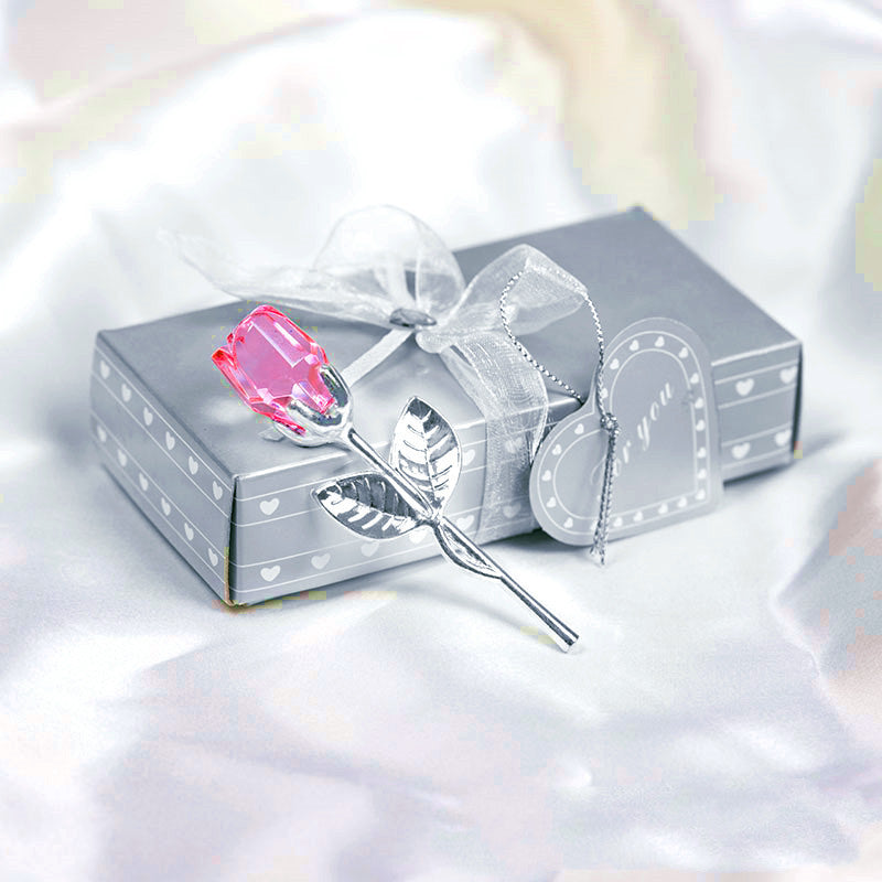 Crystal Metal Rose Keepsake Gift - view 16