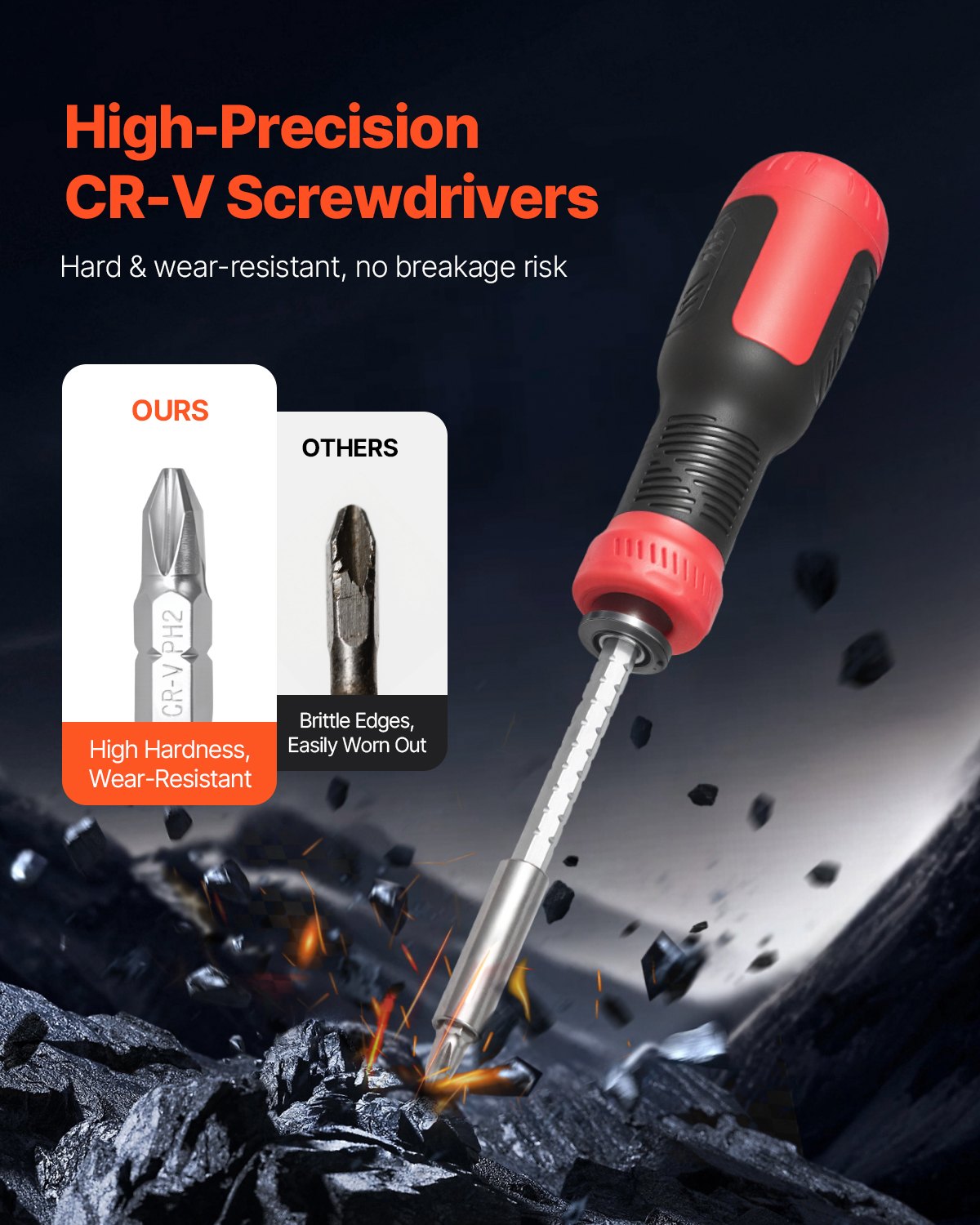 13-in-1 Magnetic Mini Nut Driver and Bit Set - view 5