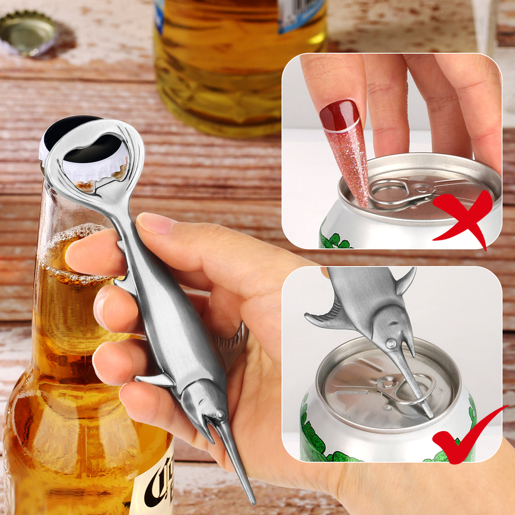 Swordfish handle bottle opener, view 5