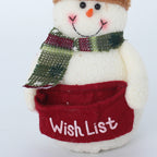 Plush Christmas Gnome and Snowman Decoration - view 6