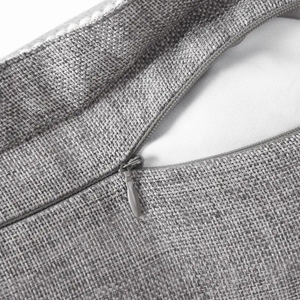 Retro Linen Pillowcase Set with Trim - image 4