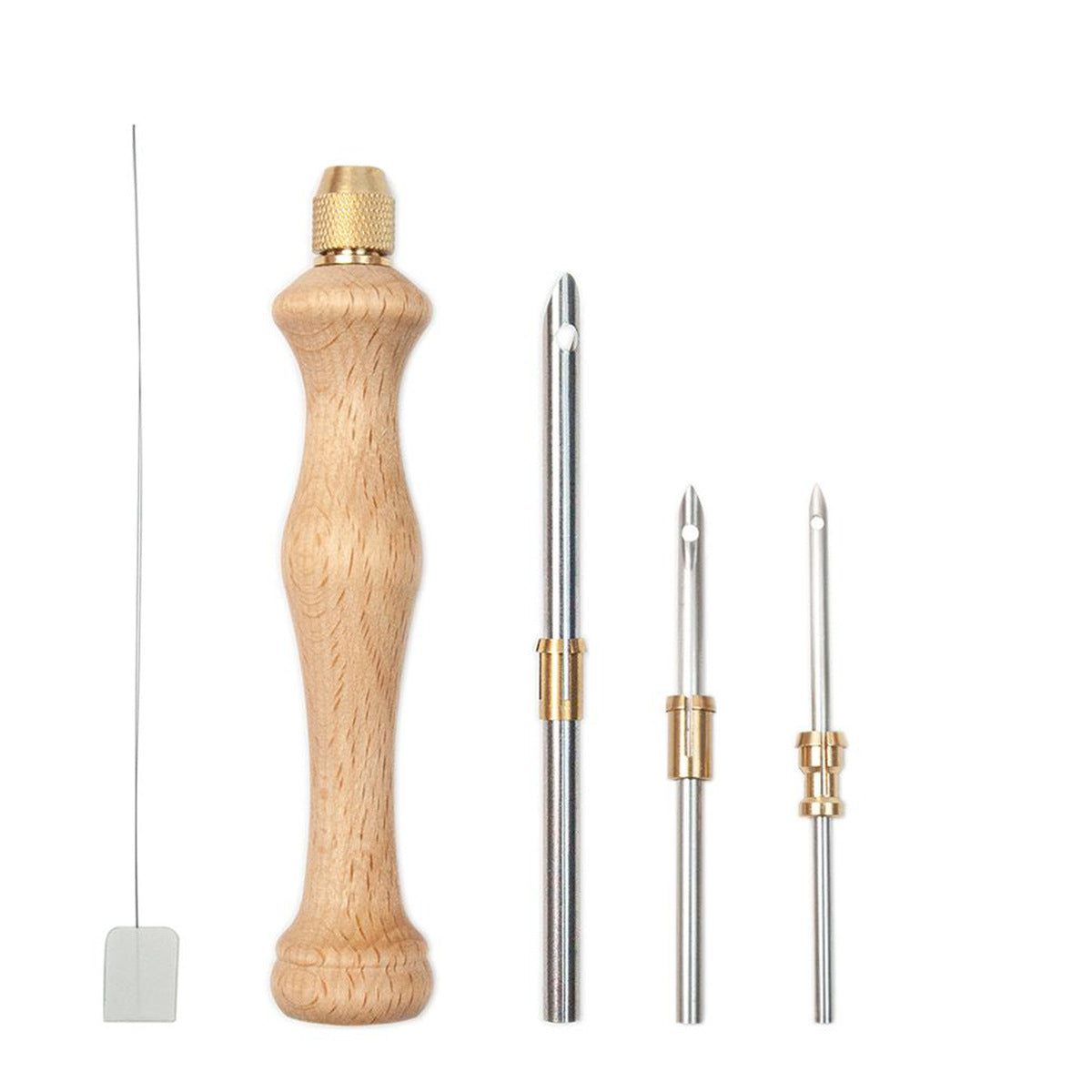 Wooden Punch Needle Tool with Threader - view 4