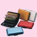 Aluminum Card Holder Case with Accordion Slots