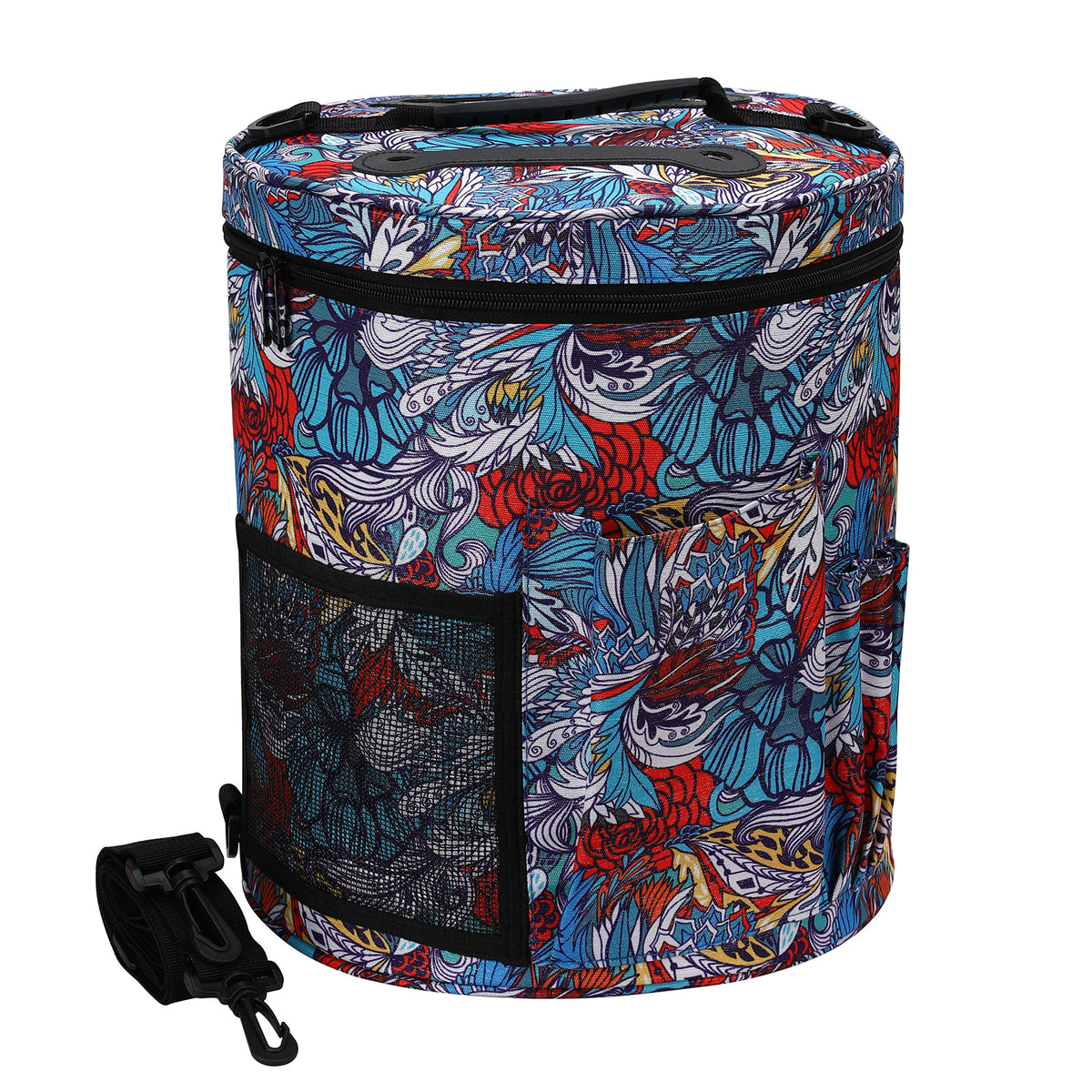 Yarn Storage Bucket Bag with Lid - view 12