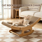 2-in-1 Cat Rocking Scratcher Lounge