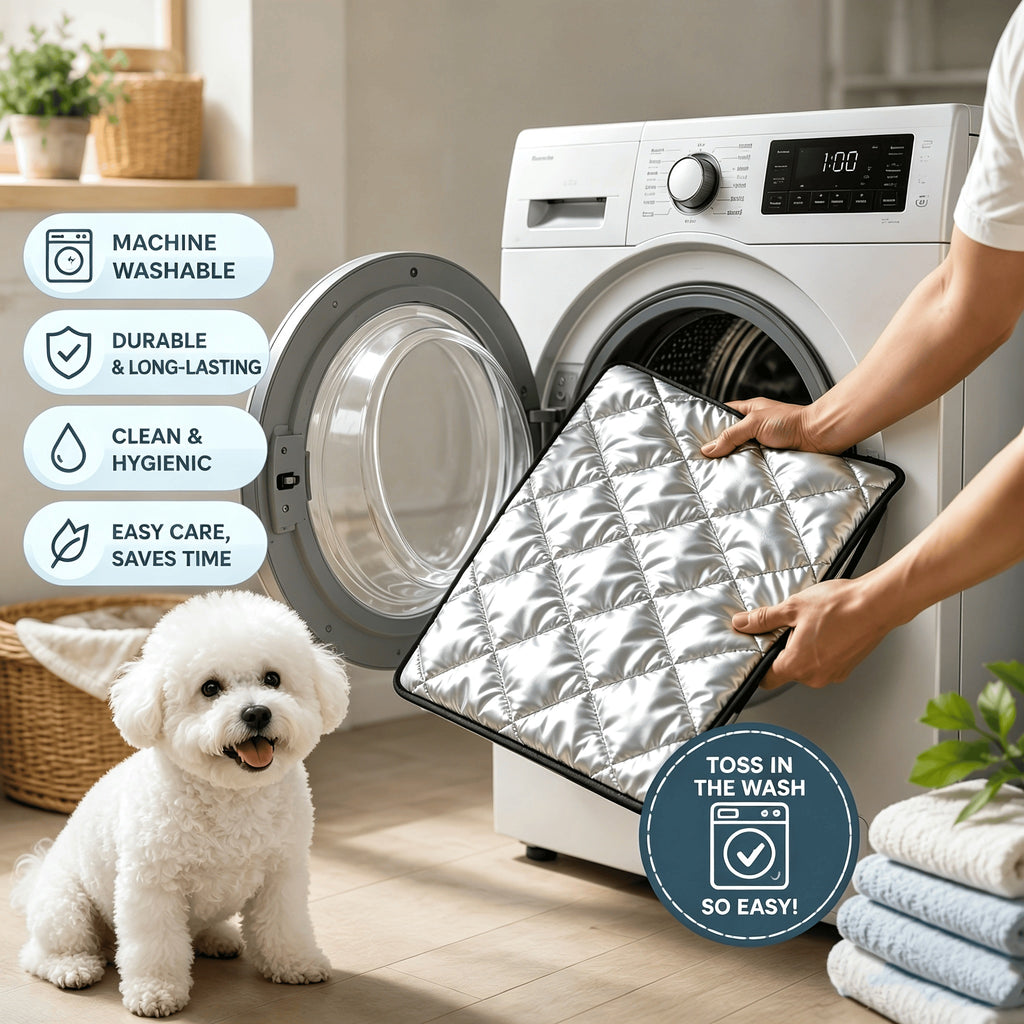 Washable Quilted Pet Mat - view 4
