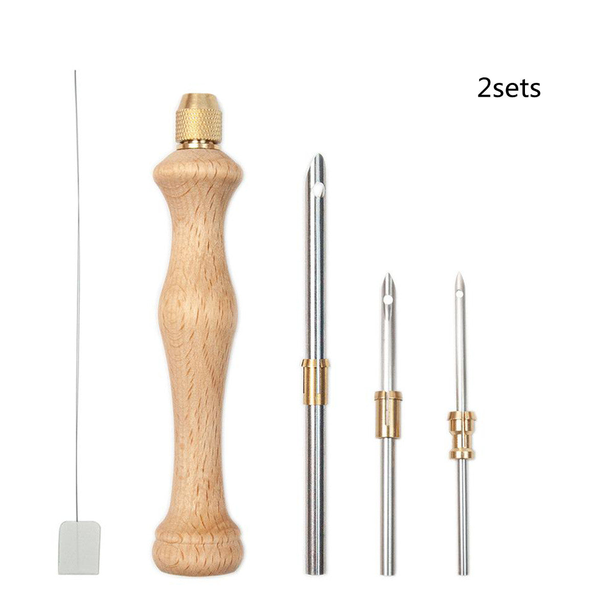 Wooden Punch Needle Tool with Threader - view 10