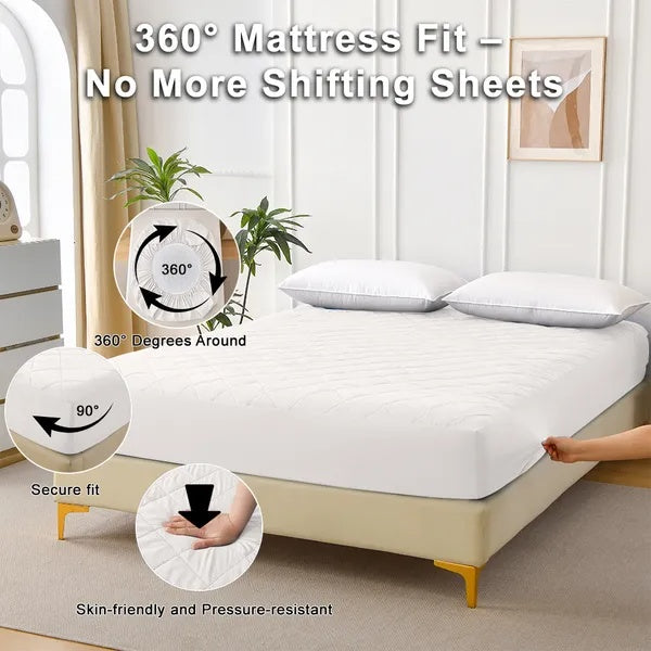 Waterproof Quilted Mattress Protector - view 5