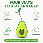 Avocado Wobble Cat Toy with Catnip - view 10