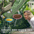 Hanging Plastic Bird Bath and Water Bowl for Garden and Yard - image 1