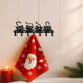 Black Cat Silhouette Metal Wall Hooks - image 1