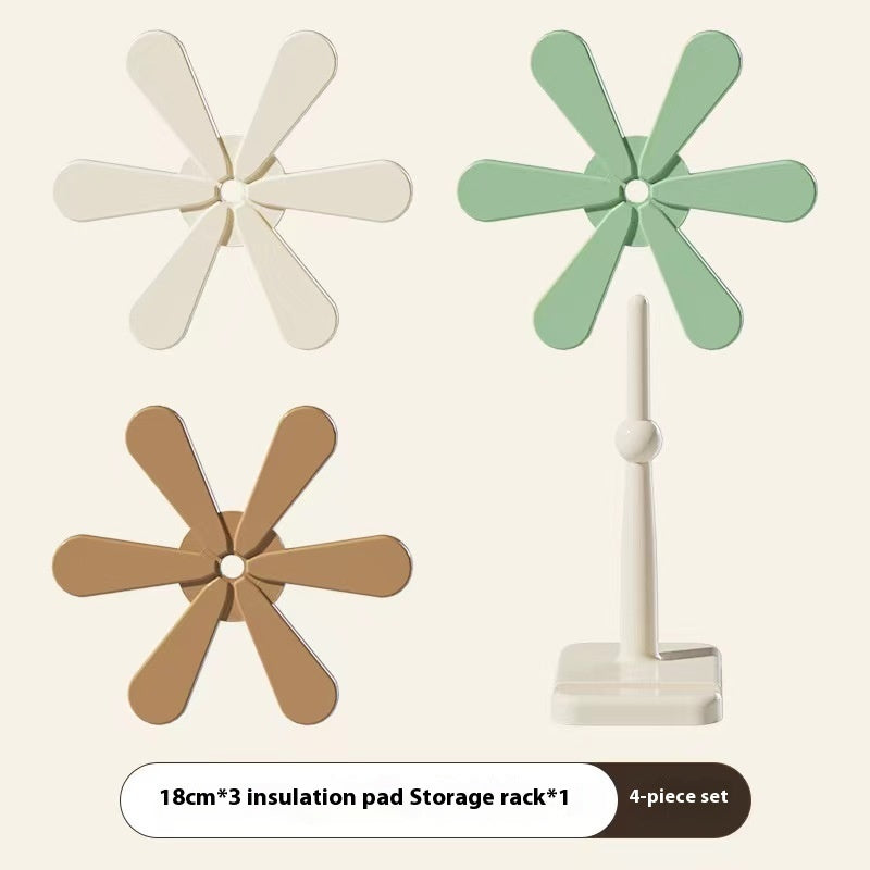 Folding Silicone Flower Trivet - view 6