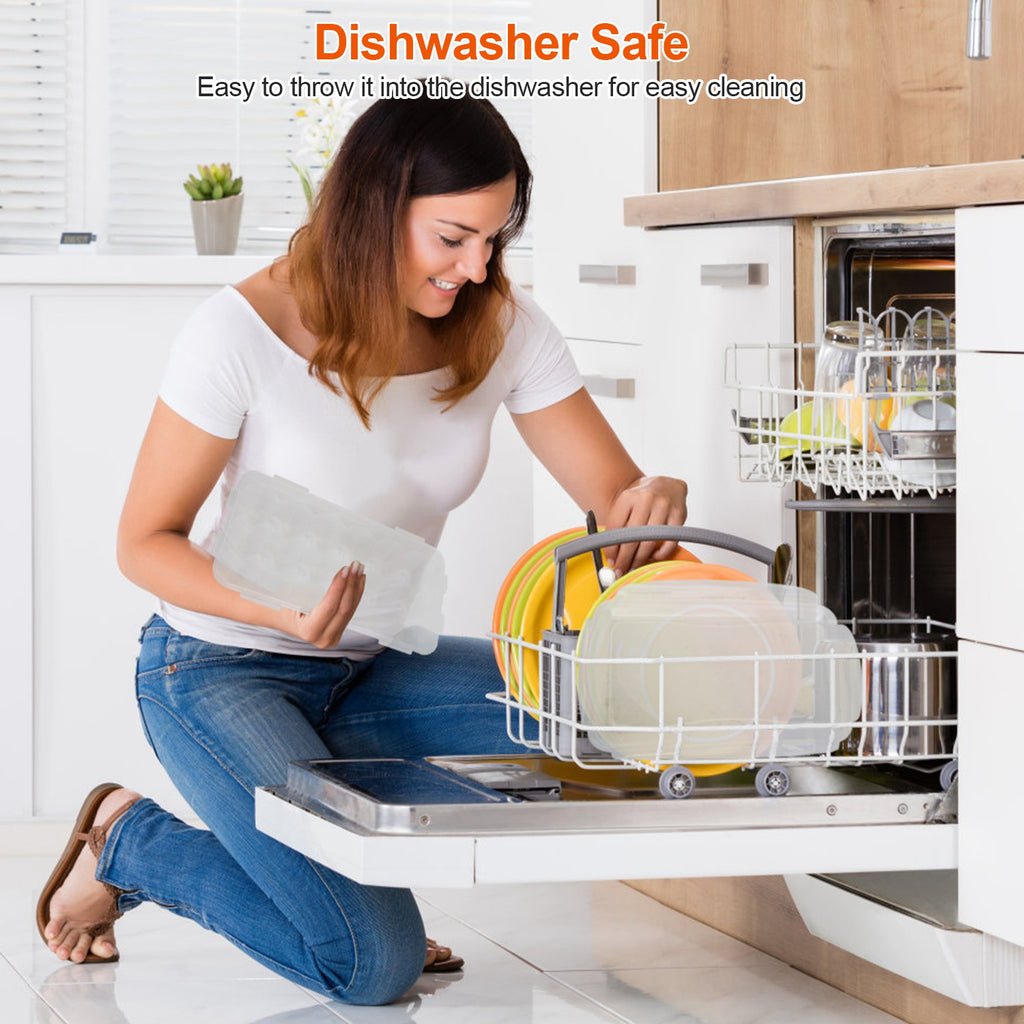 Stackable Clear Egg Holder for Refrigerator - image 7