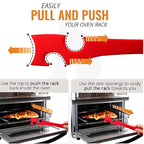 Silicone Oven Rack Push-Pull Tool with Long Handle - image 4