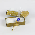 Crystal Metal Rose Keepsake Gift