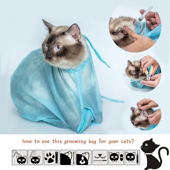 Cat Grooming Bag for Bathing and Nail Trims - view 5