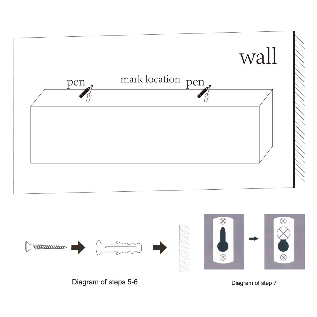 Wood Floating Wall Shelves - view 2