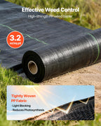 Landscape Weed Barrier Fabric, 100 ft Roll - view 2