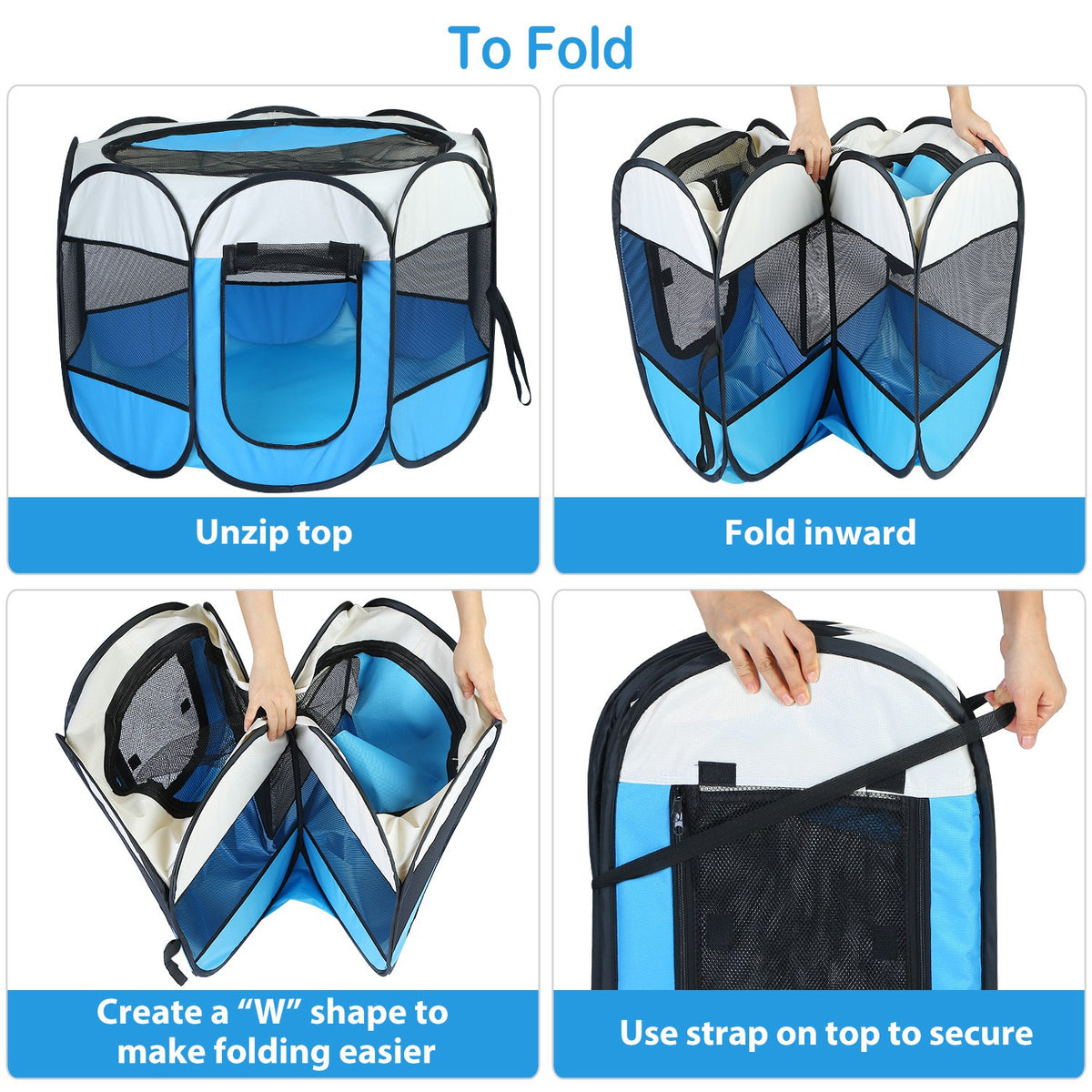 Foldable Pet Tent Playpen - view 7