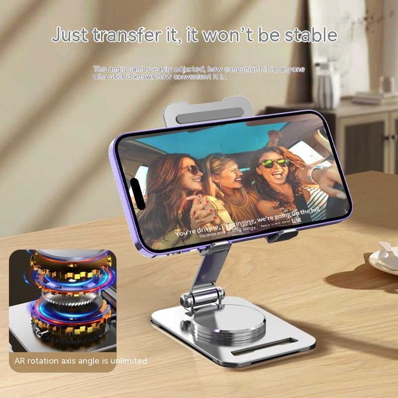 Adjustable Metal Phone and Tablet Stand, 360 Rotation - view 5