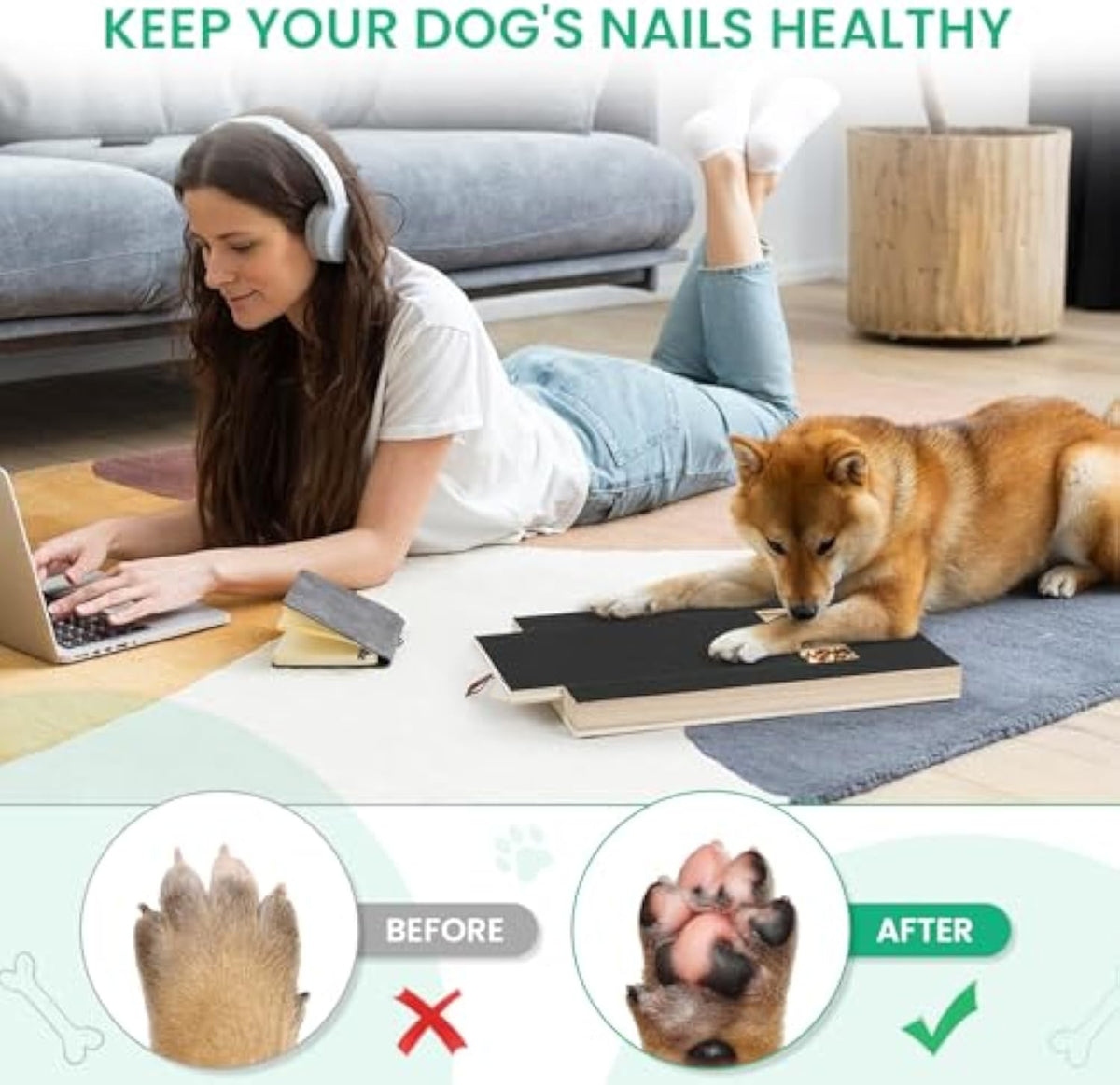 Dog Nail Scratch Board with Treat Box - view 4
