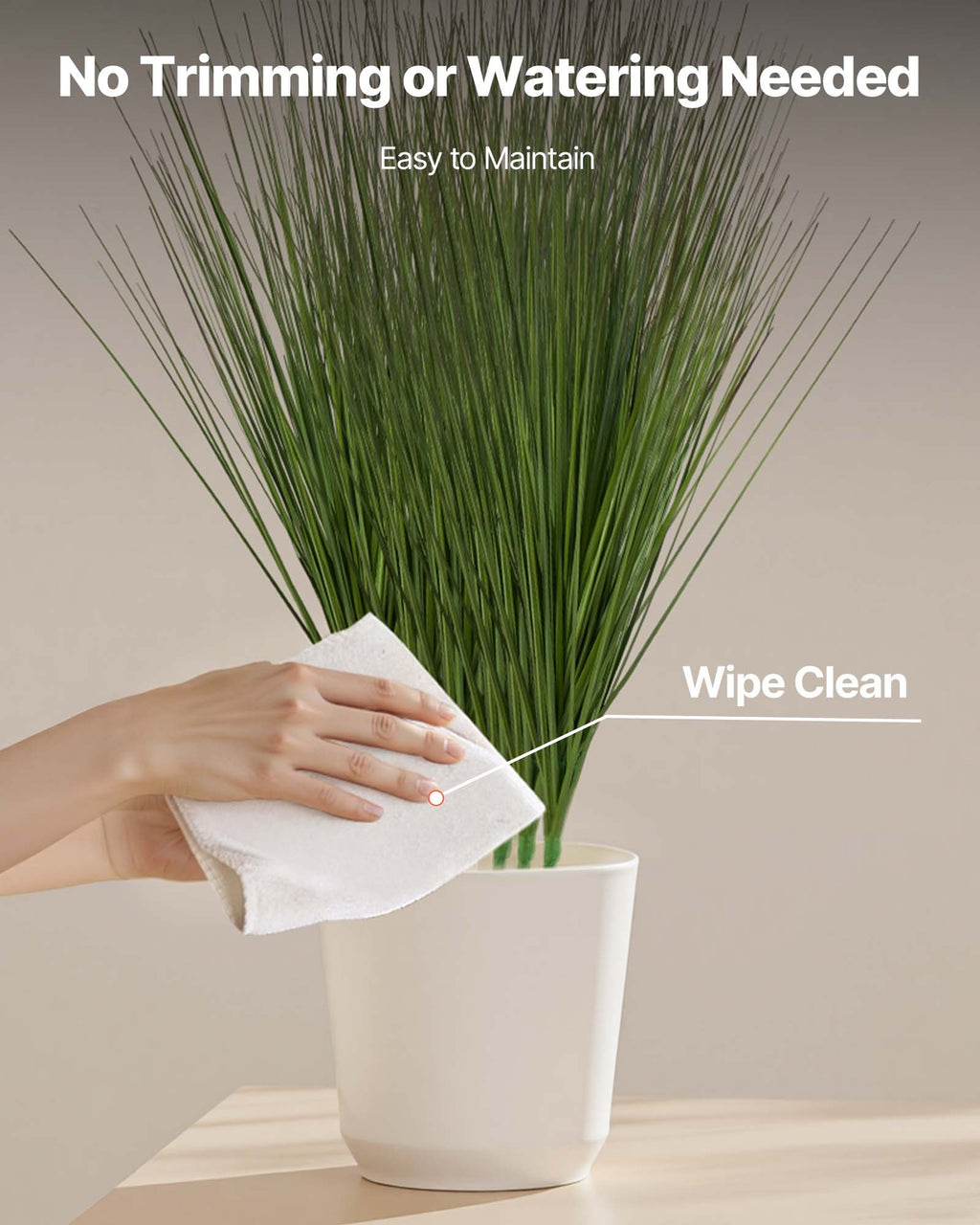 Artificial Onion Grass Plants, 27 in, 8 Pack - view 5