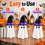 Ghost Can Holder and Witch Hat Topper - view 2