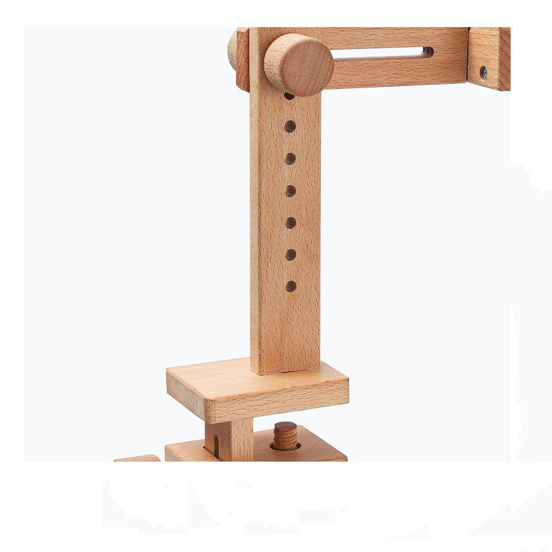 Adjustable Wooden Embroidery Hoop Stand - view 3