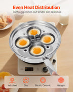 4-Cup Stainless Steel Egg Poacher Pan - image 4