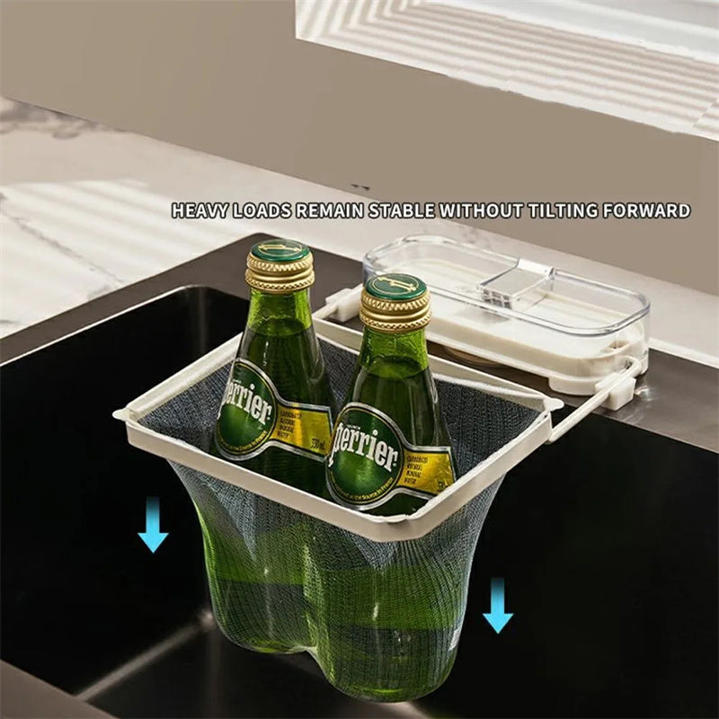 Suction Cup Sink Strainer Rack with Mesh Bags - view 4