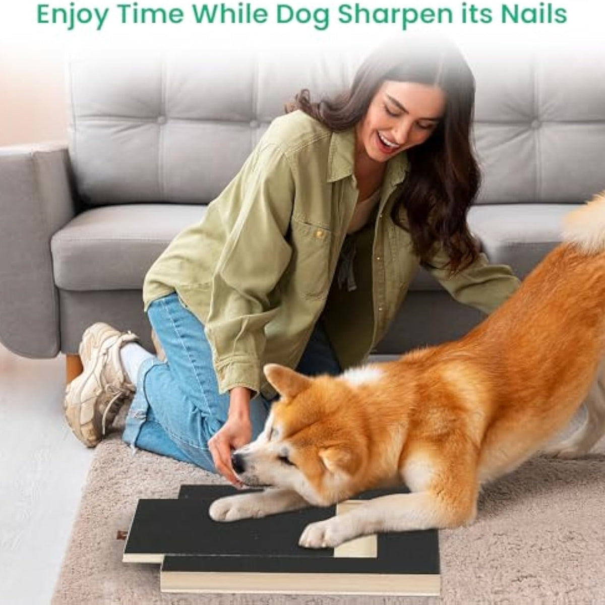 Dog Nail Scratch Board with Treat Box - view 3