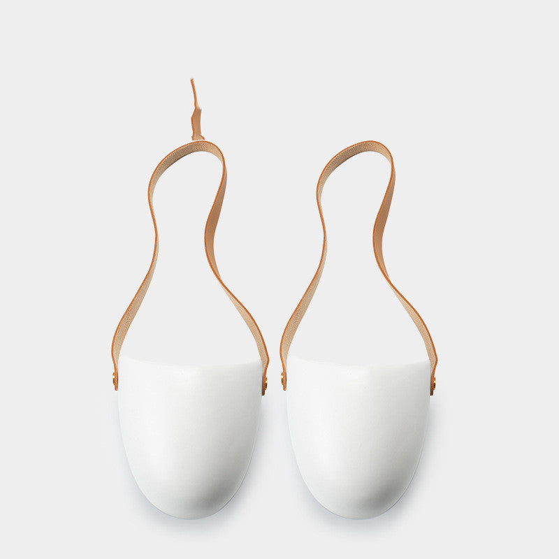 Wall-Mounted Half Ceramic Planter, White - image 11