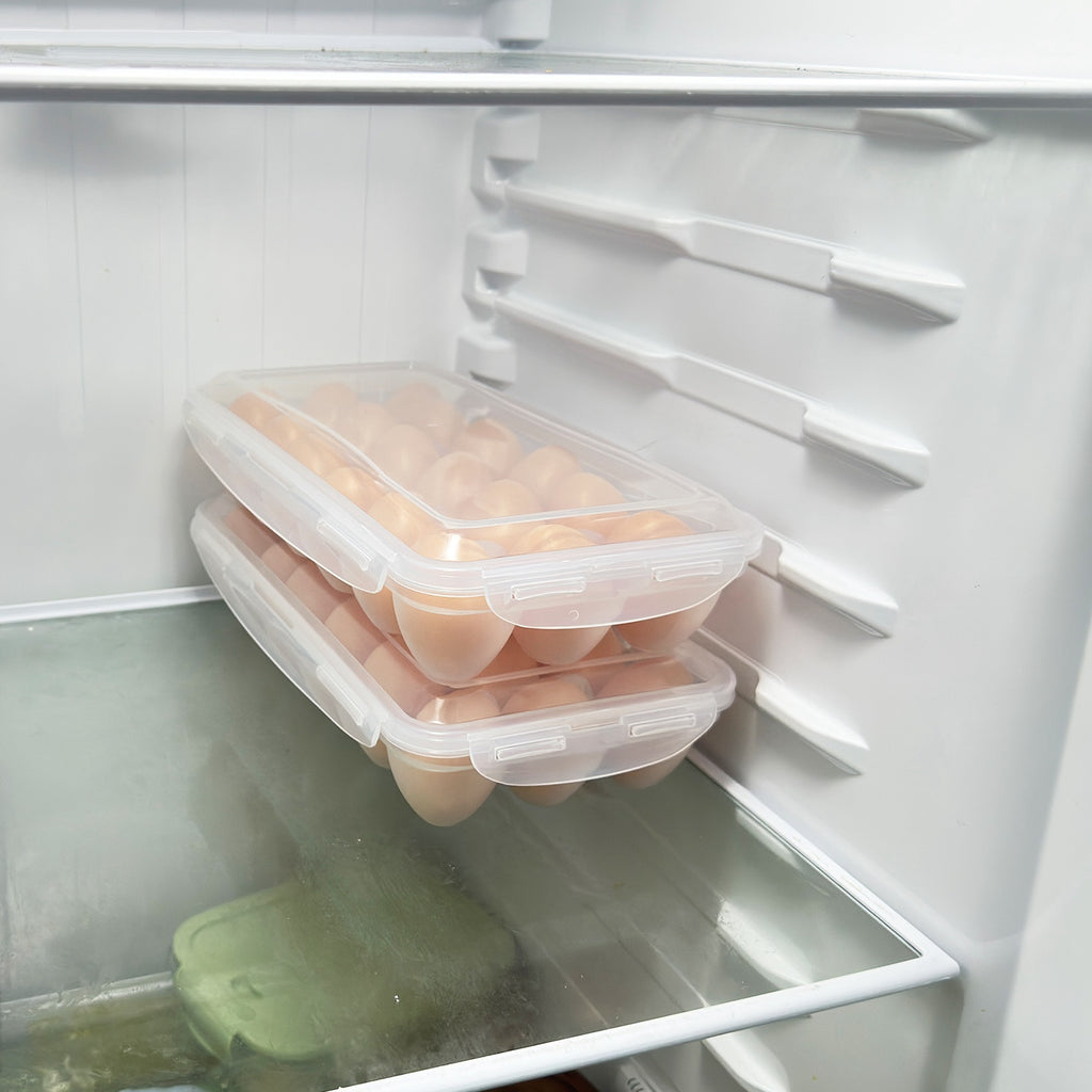 Stackable Clear Egg Holder for Refrigerator - image 10