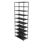 10-Tier Stackable Shoe Rack, Holds About 50 Pairs - view 3
